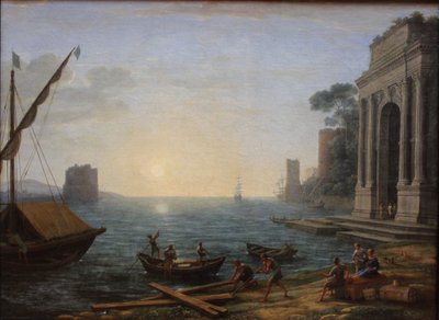 En havn ved solopgang af Claude Lorrain