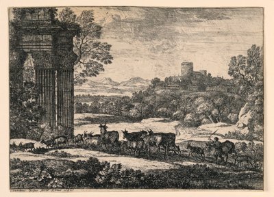 Kvæg drevet hjem gennem en storm af Claude Lorrain
