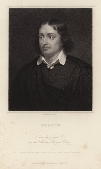 Claude Lorrain, fransk maler fra barokken. Graveret af William Holl af Claude Lorrain