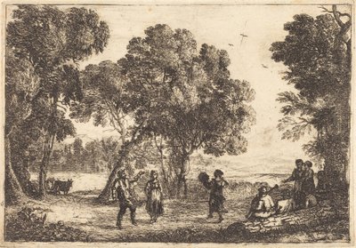 Dans under træerne af Claude Lorrain