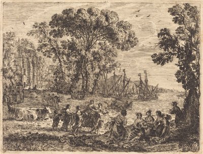 Europa og Tyren af Claude Lorrain