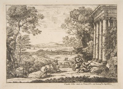 Merkur og Argus, 1662. af Claude Lorrain