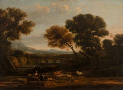 Pastoralt Landskab af Claude Lorrain