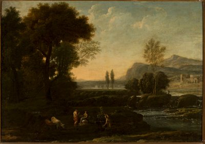 Landskab med hyrder af Claude Lorrain
