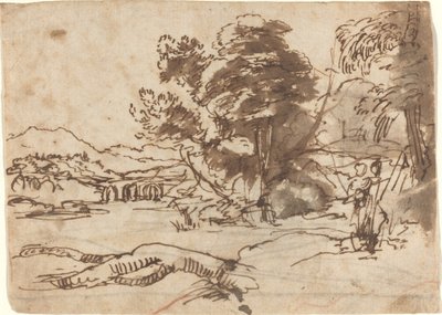 Flodlandskab af Claude Lorrain