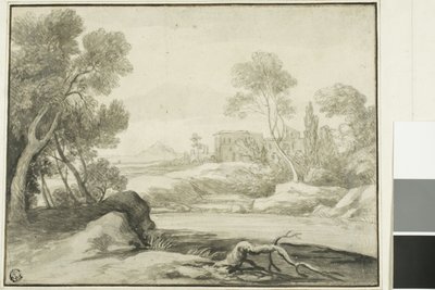 Flodscene af Claude Lorrain
