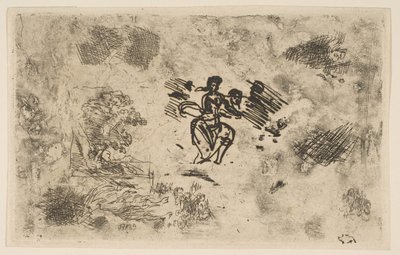 Siddende kvinde og andre skitser, ca. 1630-33. af Claude Lorrain