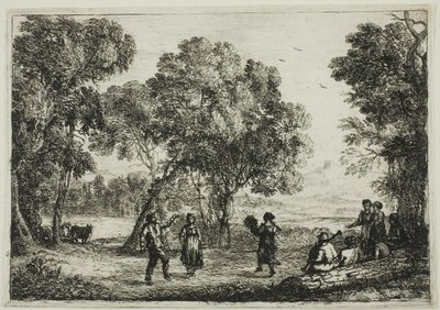 Landedansen af Claude Lorrain