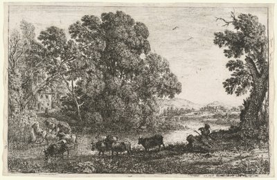 Kohyrden (Le bouvier) af Claude Lorrain