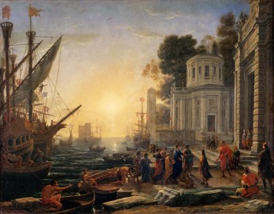 Kleopatras landgang ved Tarsus af Claude Lorrain