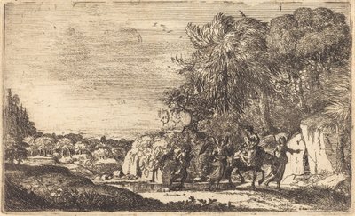 Flugten til Egypten (La fuite en Egypte) af Claude Lorrain