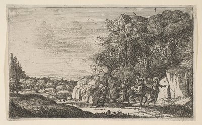 Flugten til Egypten, ca. 1630-31. af Claude Lorrain