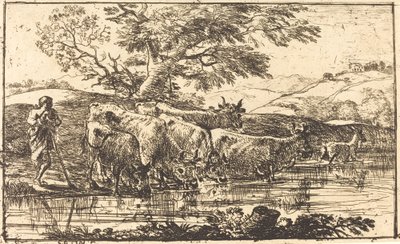 Flokken ved Vandingspladsen af Claude Lorrain