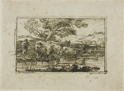 Flokken ved Vandingspladsen af Claude Lorrain