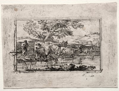 Flokken ved Vandingspladsen af Claude Lorrain