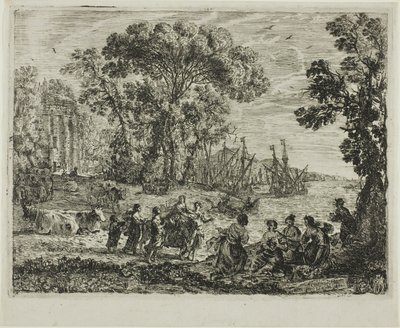 Europas voldtægt af Claude Lorrain