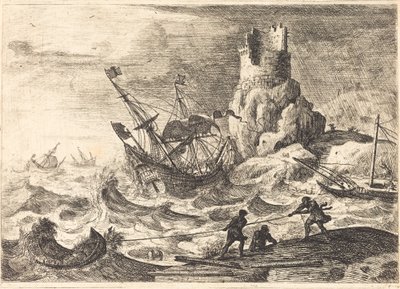 Forliset (Le naufrage) af Claude Lorrain