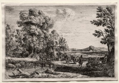 Træbroen. af Claude Lorrain
