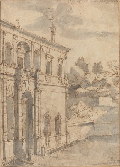 Villa af pave Julius af Claude Lorrain