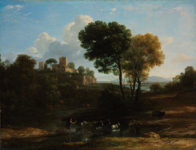 Villa i den romerske Campagna af Claude Lorrain