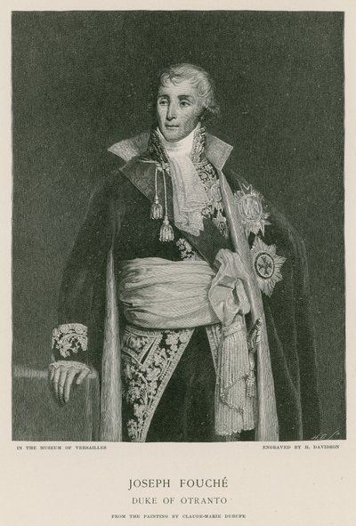 Joseph Fouche, hertug af Otranto af Claude-Marie Dubufe