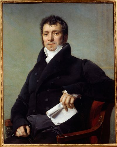 Portræt af Claude Marie Morin Maleri af Claude-Marie Dubufe (1790-1864) 1800-tallets Nantes, Musee des Beaux Arts af Claude-Marie Dubufe