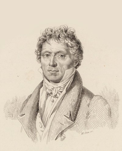 Portræt af komponisten Anton Reicha 1770-1836, 1837. af Claude Marie François Dien