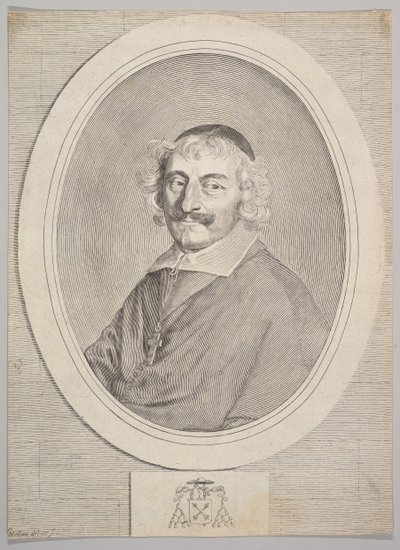 Alphonse III Delben, biskop af Orleans. af Claude Mellan