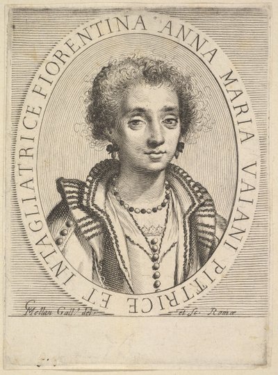 Anna Maria Vaiani, 1624-36. af Claude Mellan