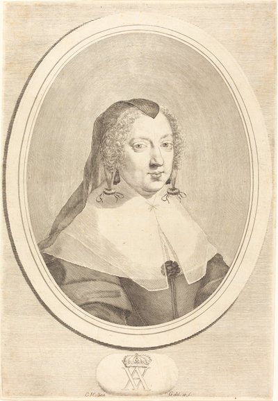 Anne af Østrig af Claude Mellan