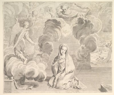 Bebudelse, 1666. af Claude Mellan