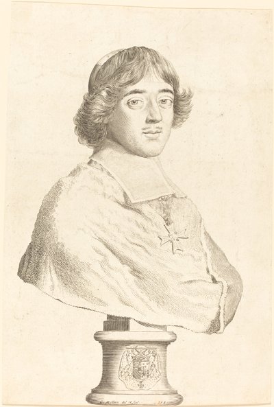 Kardinal af Bouillon af Claude Mellan