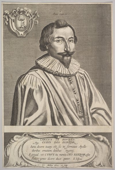 Charles de Bouque. af Claude Mellan