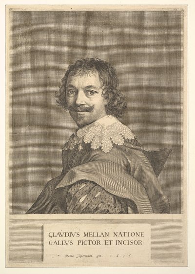 Claude Mellan: Selvportræt, 1635. af Claude Mellan