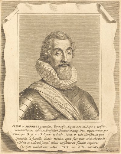 Claude af Marollen af Claude Mellan