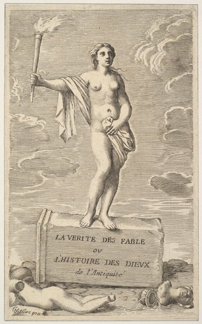 Feminin figur. af Claude Mellan