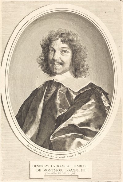 Henri-Louis Habert de Montmor af Claude Mellan