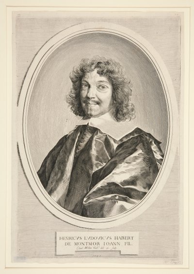 Henri Louis Habert de Montmor af Claude Mellan