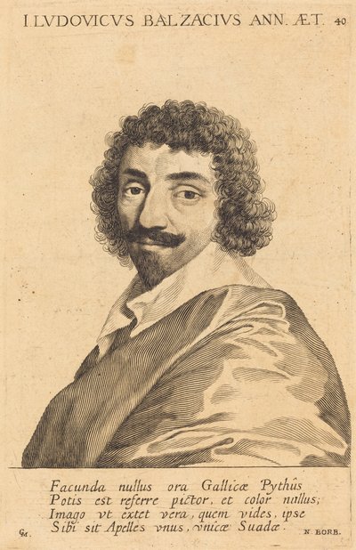 Jean-Louis Guez de Balzac af Claude Mellan