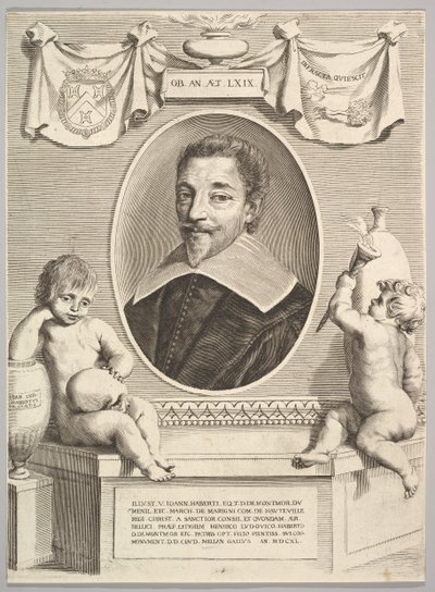 Jean Habert de Montmor, 1640. af Claude Mellan