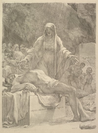 Klagesang, 1683. af Claude Mellan
