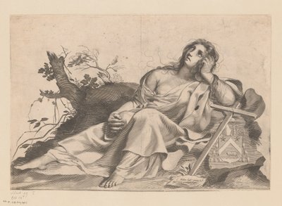 Maria Magdalena af Claude Mellan