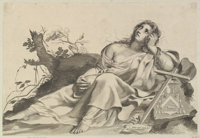 Maria Magdalene meditation. af Claude Mellan