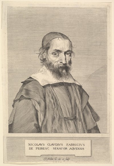 Nicolas-Claude Fabri de Peiresc, 1637. af Claude Mellan