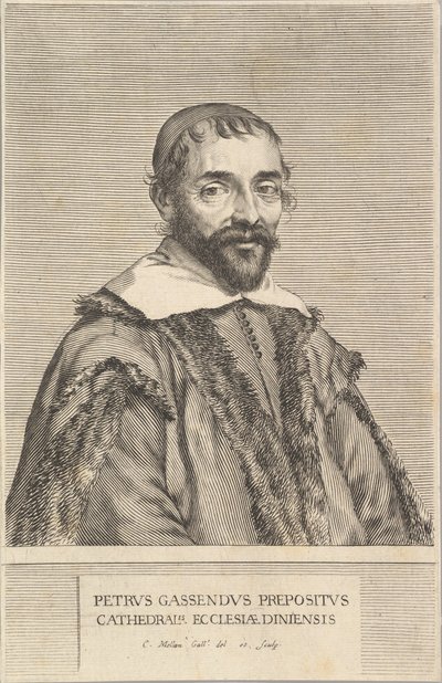 Pierre Gassendi, ca. 1637 eller 1638. af Claude Mellan