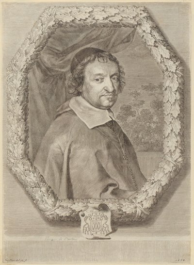 Portræt af Victor Le Bouthillier af Claude Mellan