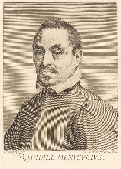 Raffaello Menicucci af Claude Mellan