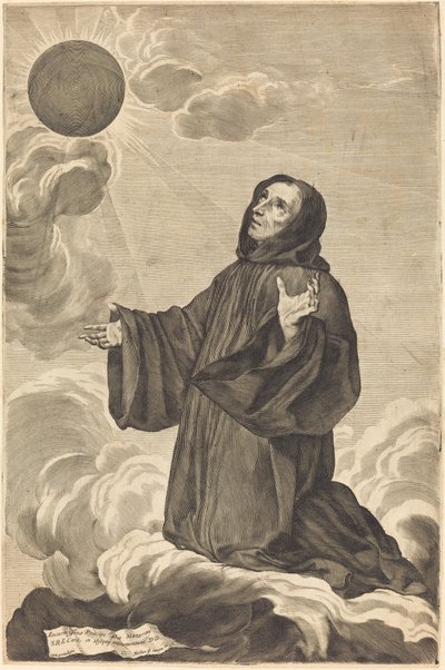 Sankt Benoit af Claude Mellan