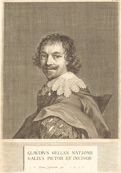 Selvportræt af Claude Mellan