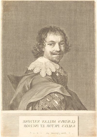 Selvportræt af Claude Mellan